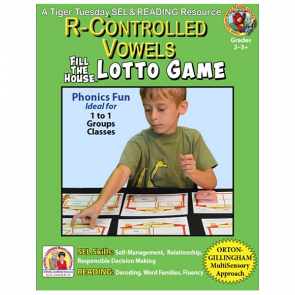 L604D R-Controlled Vowels LOTTO GAME - COVER 500H 60