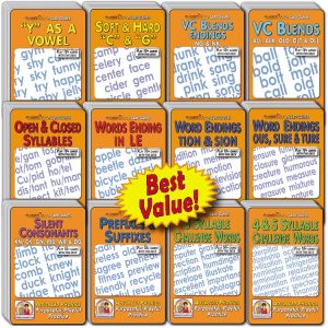 Advanced Phonics SuperDeck Card Game 12-Pack - Ages 8-11 A614S