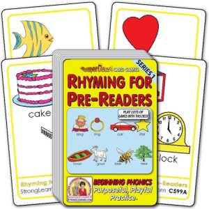 Rhyming for Pre-Readers SuperDeck Card Game C599A