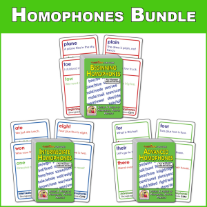Homophones SuperDeck Card Game Bundle A621