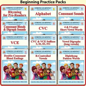 Reading Intervention Program - Beginning Practice Packs - Downloadable A633D