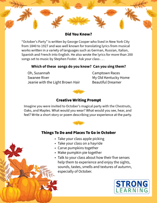 October Classroom Freebie: Poetry, Trivia, Writing Prompt, Fall Activities - Image 2