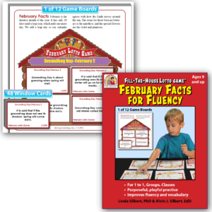 February Fluency Lotto Game – Reading Fluency, Decoding & Vocabulary | Grades 3–6